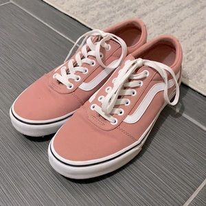 Rose pink Vans size 9